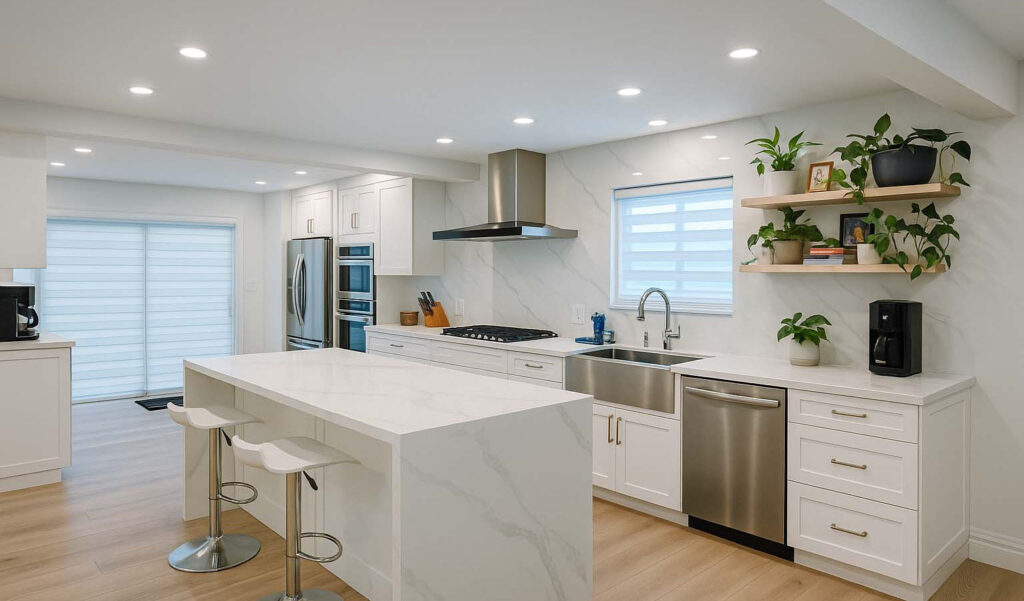 The beautiful cabinet in Vancouver