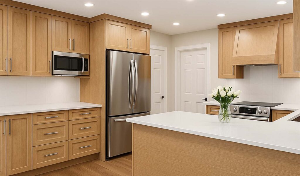 The beautiful kitchen renovation in Burnaby