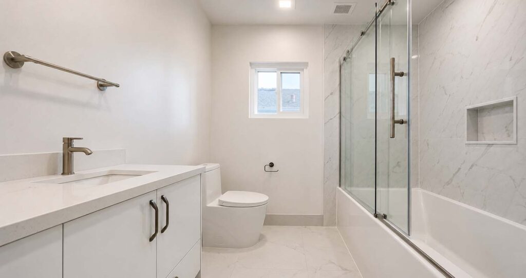 The best bathroom was renovated in Vancouver.