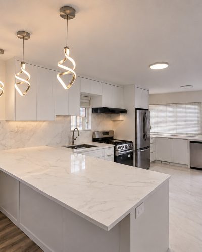 The beautiful kitchen renovation in Burnaby