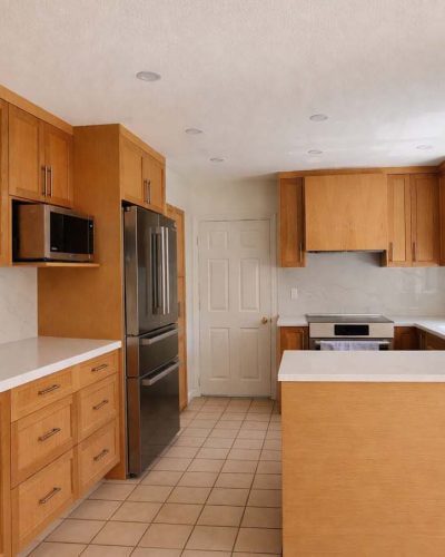 The beautiful kitchen in Burnaby